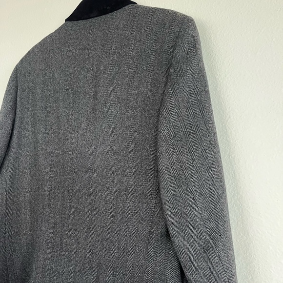 Bullock & Jones Wool Coat Suede Collar Made in Britain - Picture 11 of 11